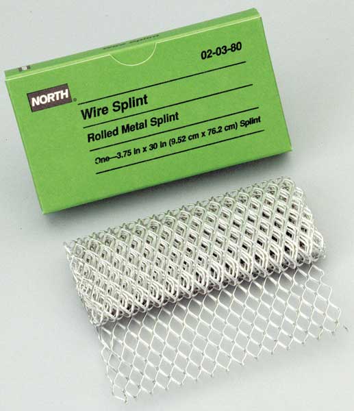 Wire Splint, Metal, Gray