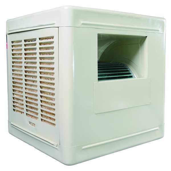 Ducted Evaporative Cooler 6800 cfm, 1400 sq. ft., 17.8 gal, 3/4 HP