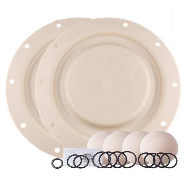 Diaphragm Pump Repair Kit, Includes Balls, Diaphragms, Seals