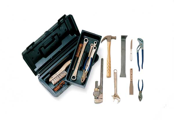 Hazmat Nonsparking Tool Set, 16 pc.