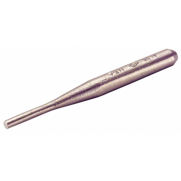 Round Pin Punch, 1/2 x 8, Nonsparking