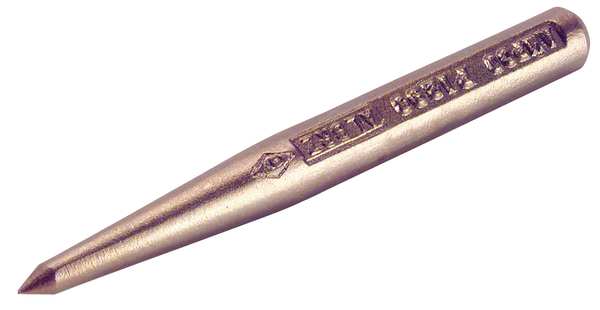 Round Center Punch, 3/8x4 1/2, Nonsparking