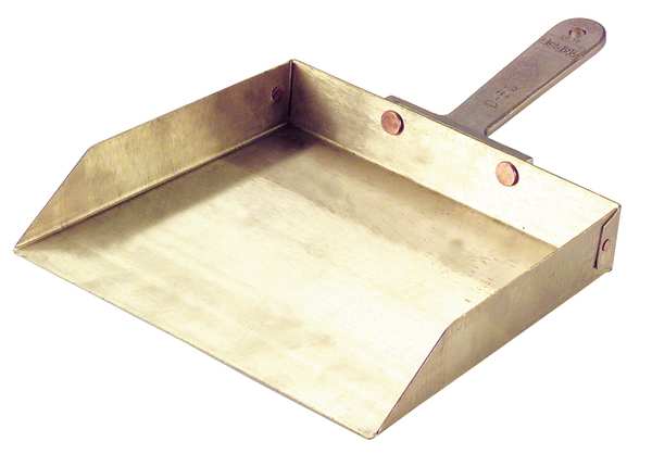 Hand Held Dust Pan, Nickel/Alum./Bronze