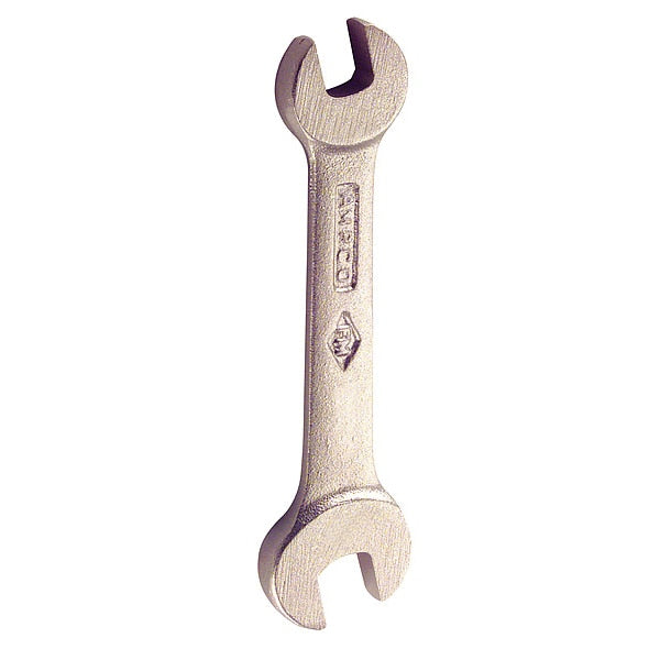 Nonsparking Open End Wrench, 1/2x5/8 in.