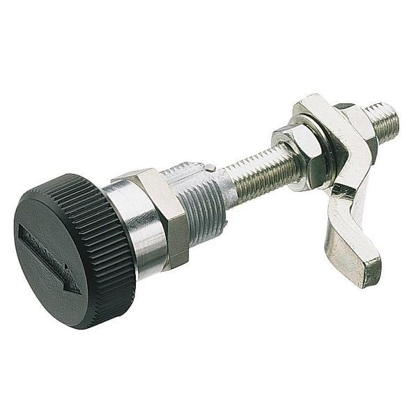 Cam Latch, Nonlocking, Black Plastic