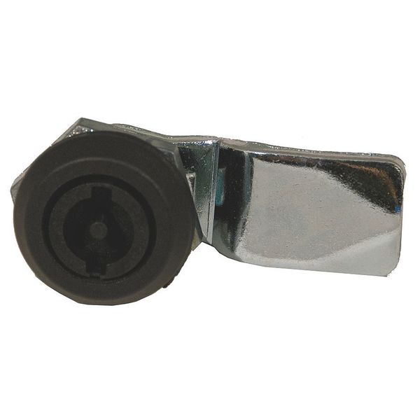 Cam Latch, Keyed, Black Plastic