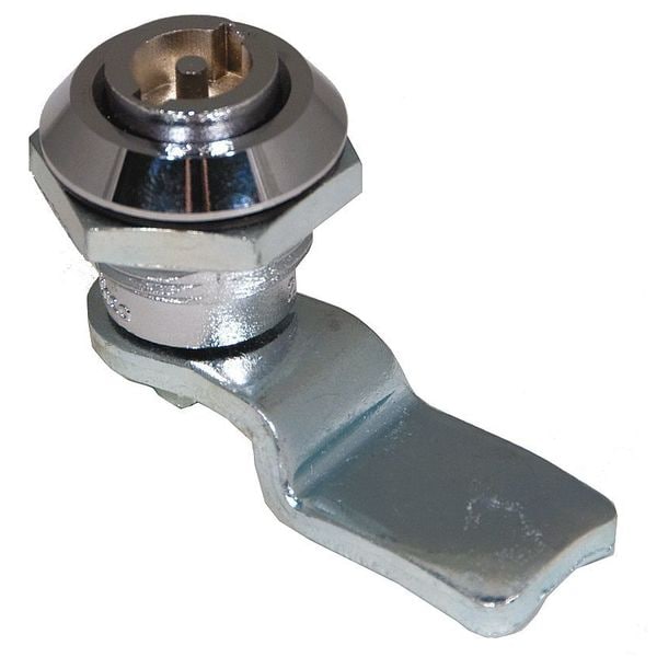 Cam Latch, Keyed, Polished Chrome