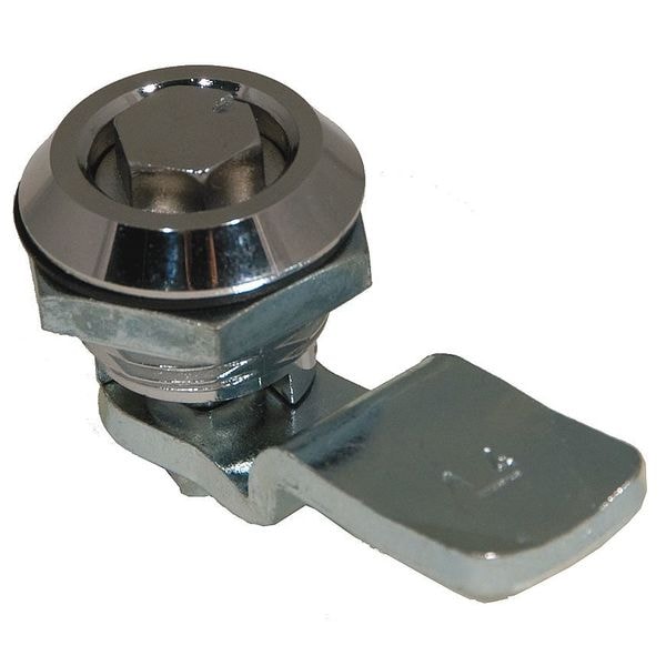 Cam Latch, Keyed, Polished Chrome