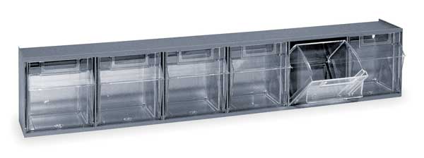 Tip Out Bin Unit, 6 Tip Bins