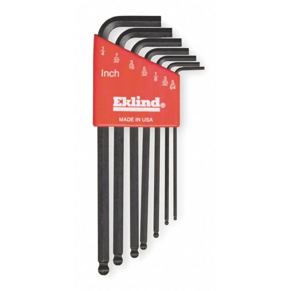 7 Piece SAE L-Shape Hex Key Set, 13207