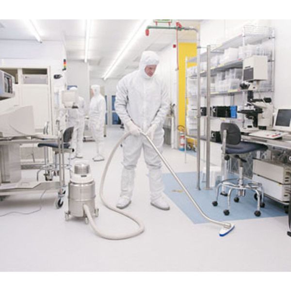 Industrial Critical Area Vacuum, 1 1/4 in Hose Dia., HEPA, ULPA