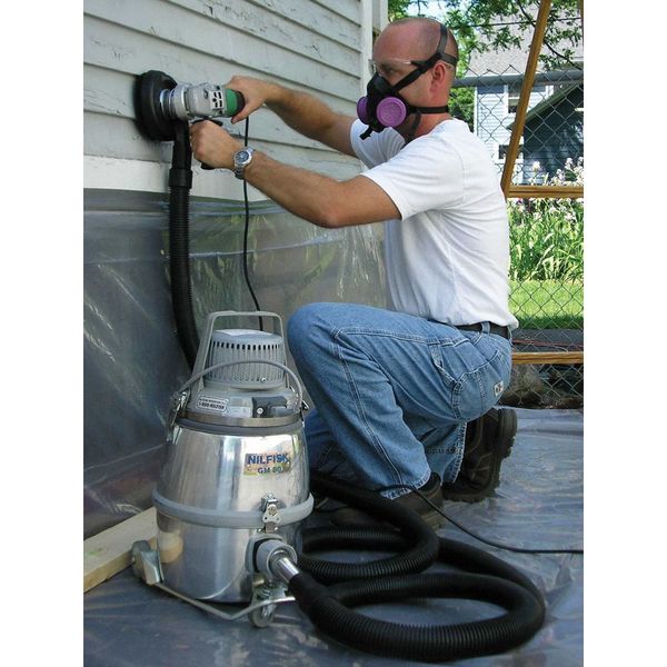 Industrial Critical Area Vacuum, 1 1/4 in Hose Dia., HEPA 80 cfm