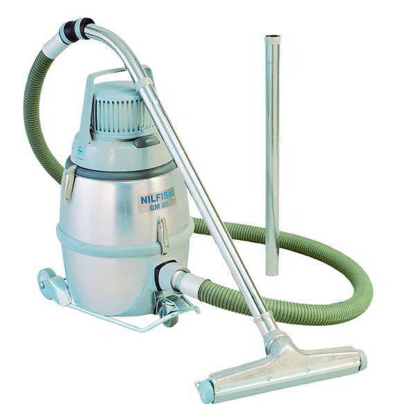 Industrial Critical Area Vacuum, 1 1/4 in Hose Dia., HEPA 80 cfm