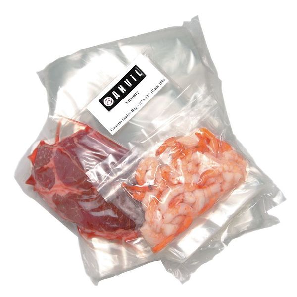 Vacuum Sealer Bag, 12 x 8, PK100