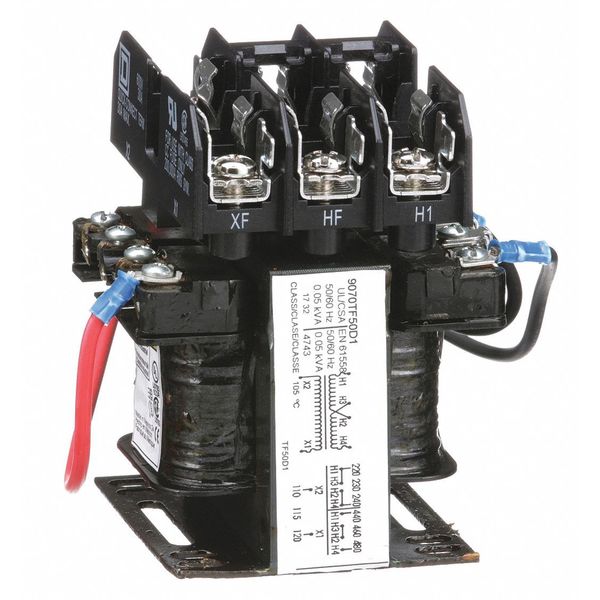 Control Transformer, 50VA, 4.43 In. H