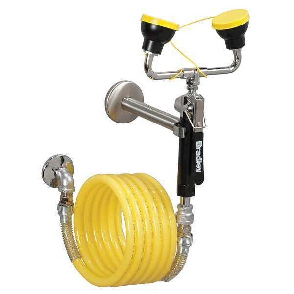Wall-Mount Drench Hose Dual Heads