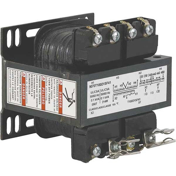 Control Transformer, 100VA, 4.25 In. H