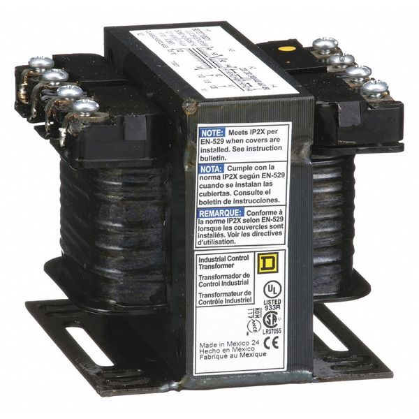 Control Transformer, 100VA, 2.89 In. H
