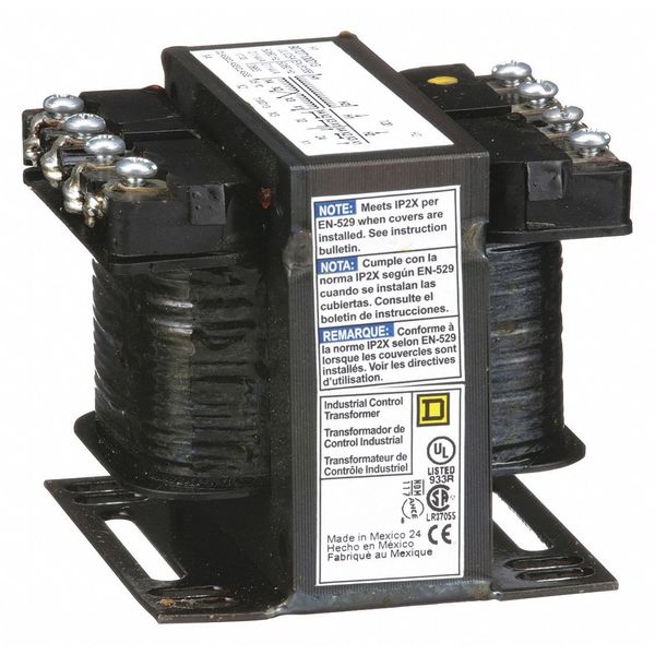 Control Transformer, 100VA, 12/24VAC