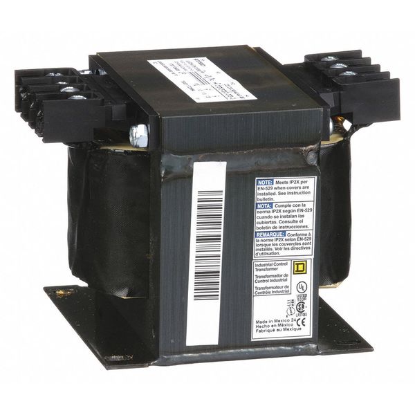 Control Transformer, 500VA, 3.80 In. H