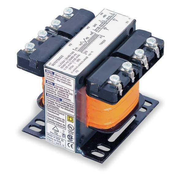Control Transformer, 1kVA, 7.00 In. H