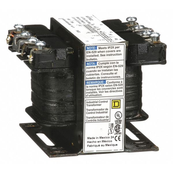 Control Transformer, 50VA, 2.58 In. H