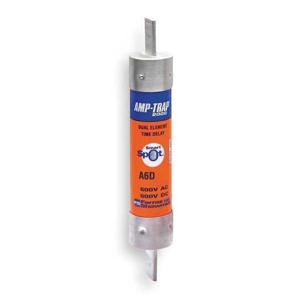 Fuse, Time Delay, 250A, A6D-R Series, 600V AC, 600V DC, 11-5/8