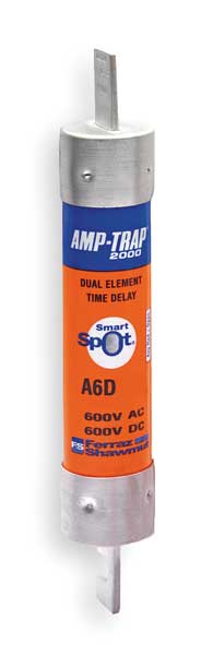 Fuse, Time Delay, 500A, A6D-R Series, 600V AC, 600V DC, 13-3/8