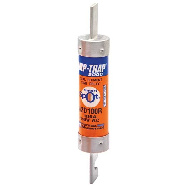 Fuse, Time Delay, 200A, A2D-R Series, 250V AC, 250V DC, 7-1/8