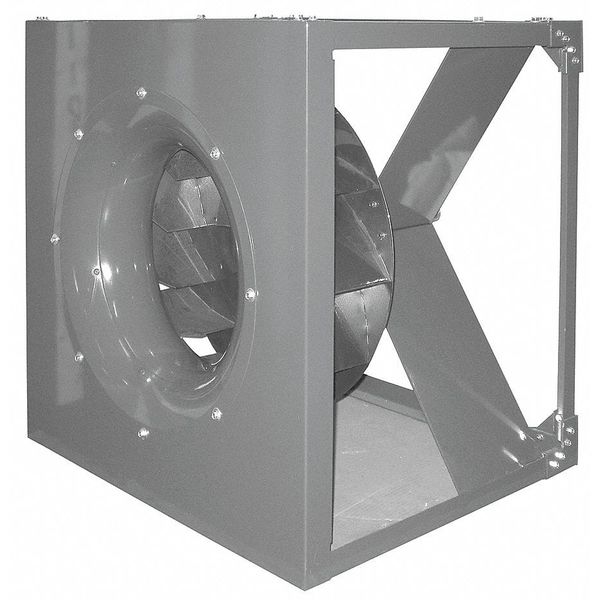 Plenum Fan, Whl Dia 22 In, w/ Dr Pkg