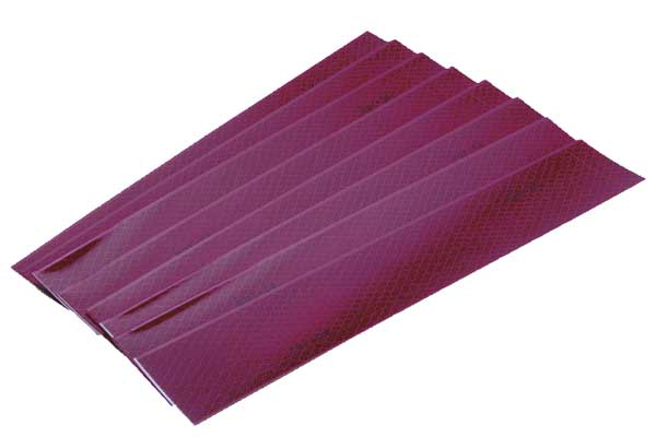 Conspicuity Tape, 2 In, Red, PK100