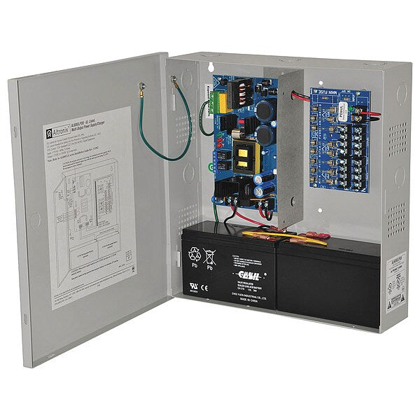 Power Supply 8 Fuse 12VDC Or 24VDC @ 6A