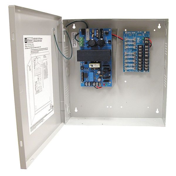 Power Supply 8Out 12VDC Or 24VDC @ 4A