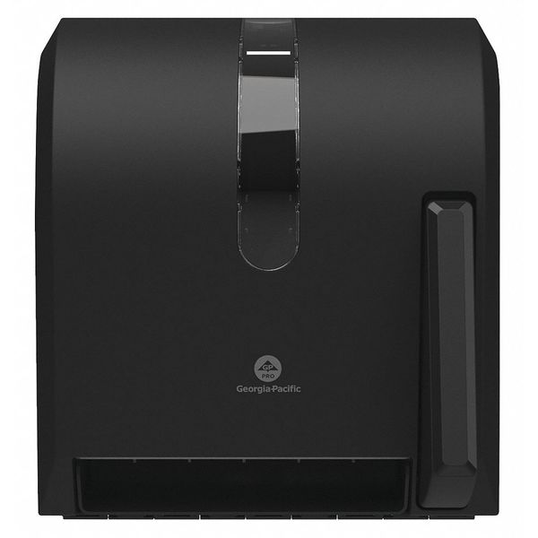 GP Pro Universal Push-Paddle Paper Towel Dispenser, 14 1/4 H in x 12 3/4 in W, Hardwound, Smoke
