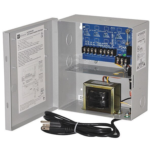 Power Supply 4PTC 24Vac @ 3.5A Line Cord