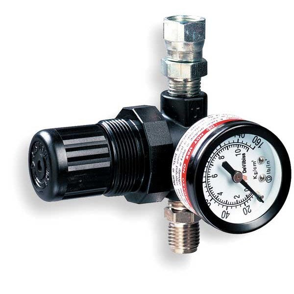 Air Regulator with Gauge, 250 psi, 150F