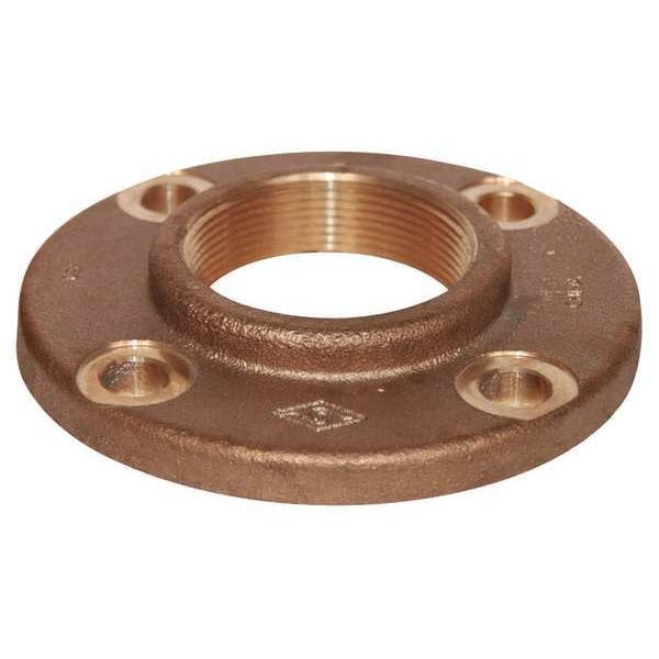 Red Brass Flange, FNPT, 1