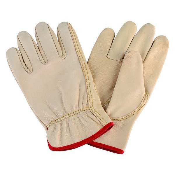 Leather Drivers Glove, Goatskin, Tan, S, PR
