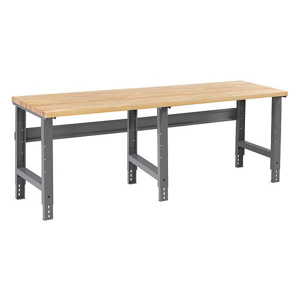Bolted Workbenches, Butcher Block, 96