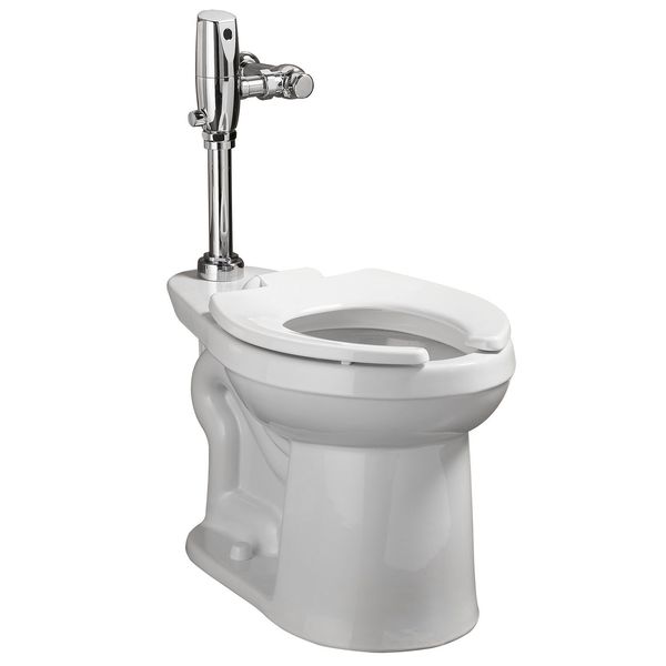 Toilet Bowl, 1.28 to 1.6 gpf, Flush Valve, Floor Mount, Elongated, White