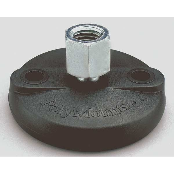 Leveling Mount, Boltless, 3/4-10, 4 in Base
