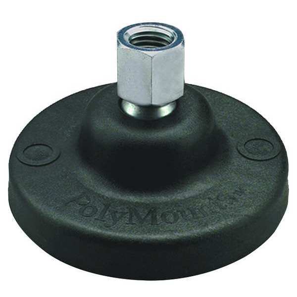 Leveling Mount, Boltless, 5/8-11, 5 in Base