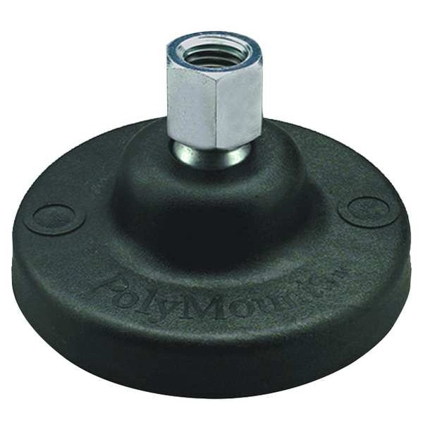 Leveling Mount, Boltless, 3/4-10, 5 in Base