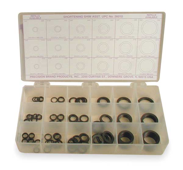 Shortening Shim Assortment, Pk270