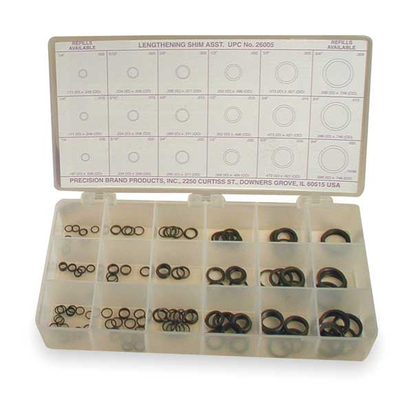 Lengthening Shim Assortment, Pk270