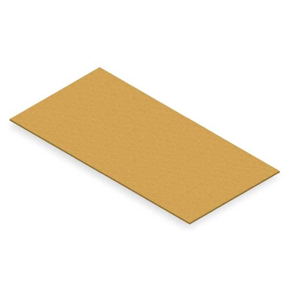 Decking, Particle Board, 72 in W, 36 in D, natural, Unfinished Finish