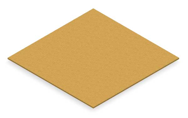 Decking, Particle Board, 48 in W, 48 in D, natural, Unfinished Finish
