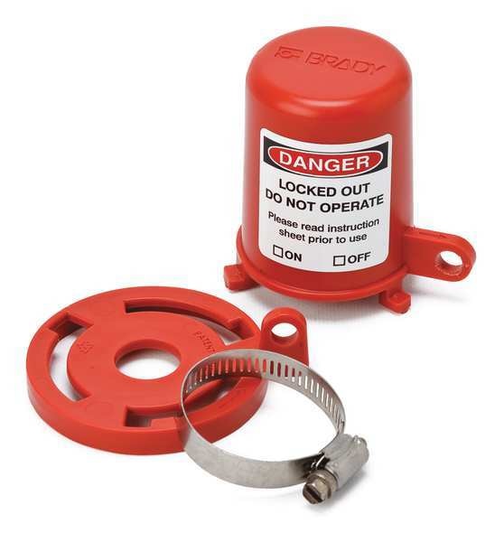 Plug Valve Lockout, Fits 3/8 to 7/8 In