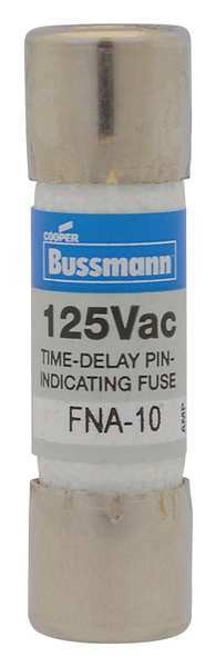 Fuse, Time Delay, 3-2/10A, FNA Series, 250V AC, Not Rated, 1-1/2
