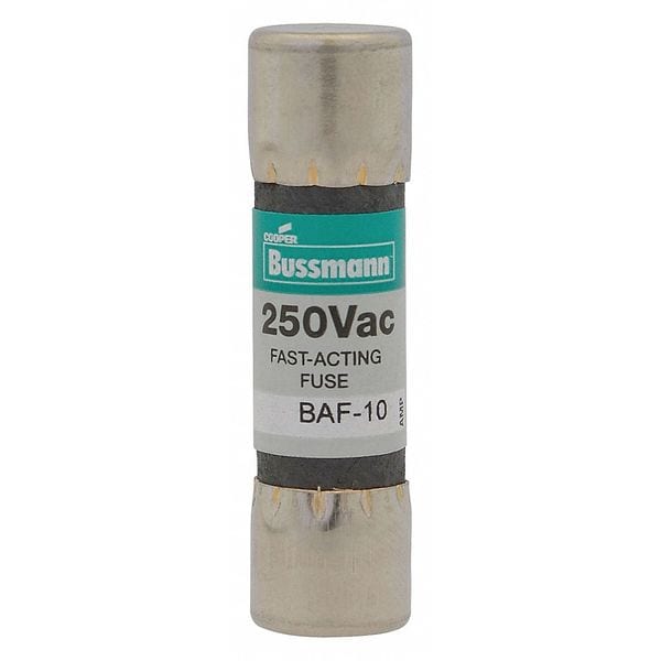 Fuse, Fast Acting, 1A, BAF Series, 250V AC, Not Rated, 1-1/2